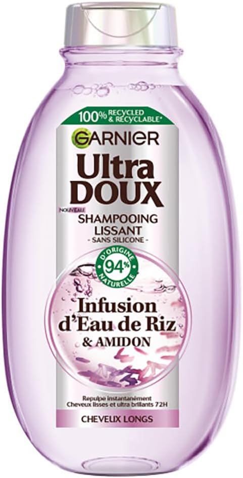 Garnier Ultra Doux - Vyhlazující šampon pro hebkost a lesk 250 ml