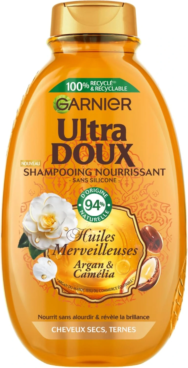 Garnier Ultra Doux Meraviglioso šampon s Olio di Argan a Camellia 300 ml