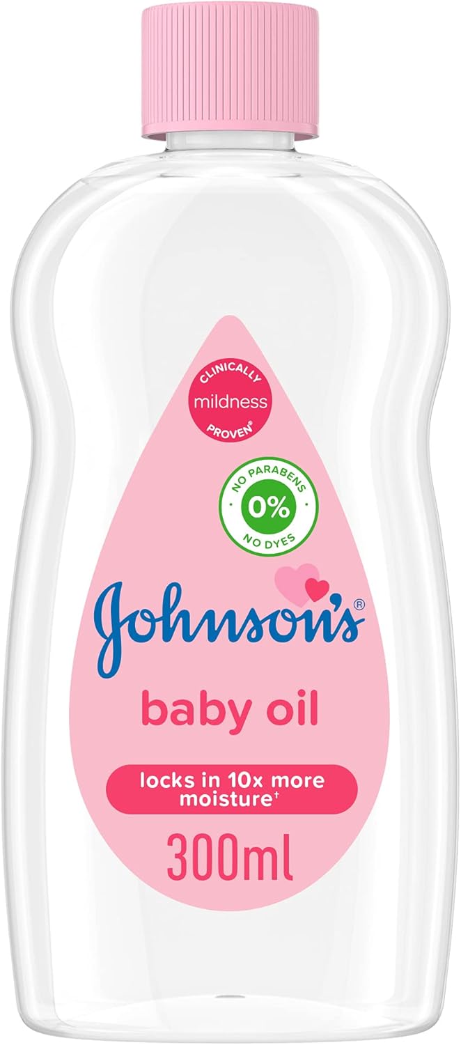 Johnson&Johnson Johnson's Baby Oil, čistý minerální olej 300 ml