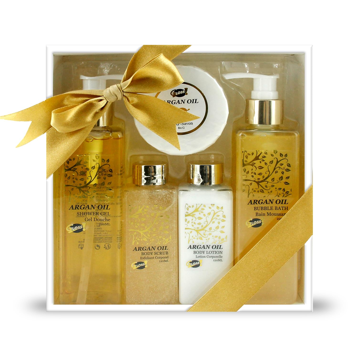 ARGAN OIL Dárková sada do koupele - Arganový olej - 5 ks