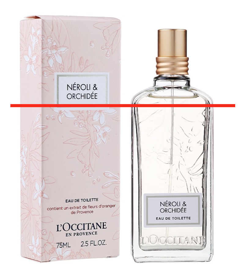 L'Occitane Neroli & Orchidee EDT, 75 ml (chybí část obsahu)