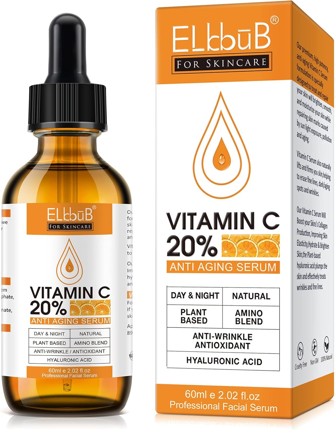 ELBBUB Premium 20% Vitamin C sérum - 30ml