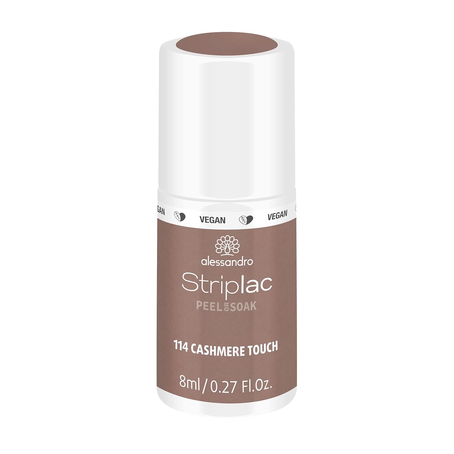 Alessandro Striplac UV Nail Polish – odstín 114 Cashmere Touch, 6,5 ml