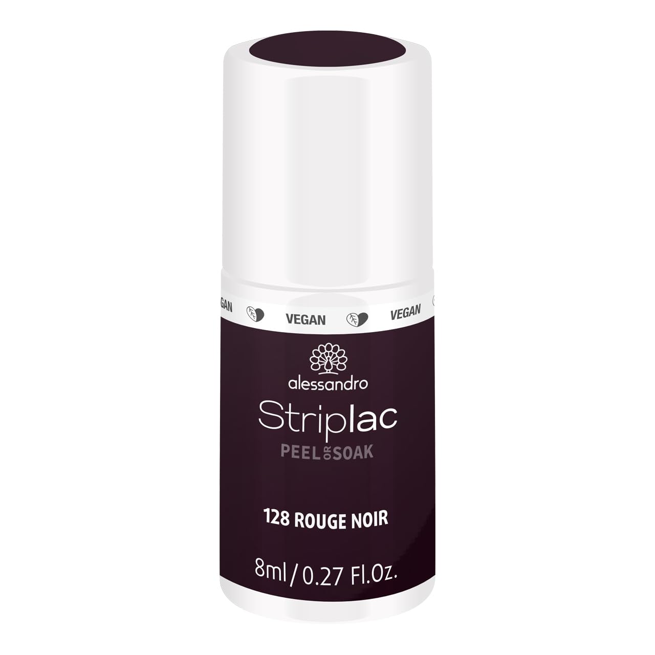 Alessandro Striplac Peel or Soak Lak 128 Rouge Noir 6,5 ml