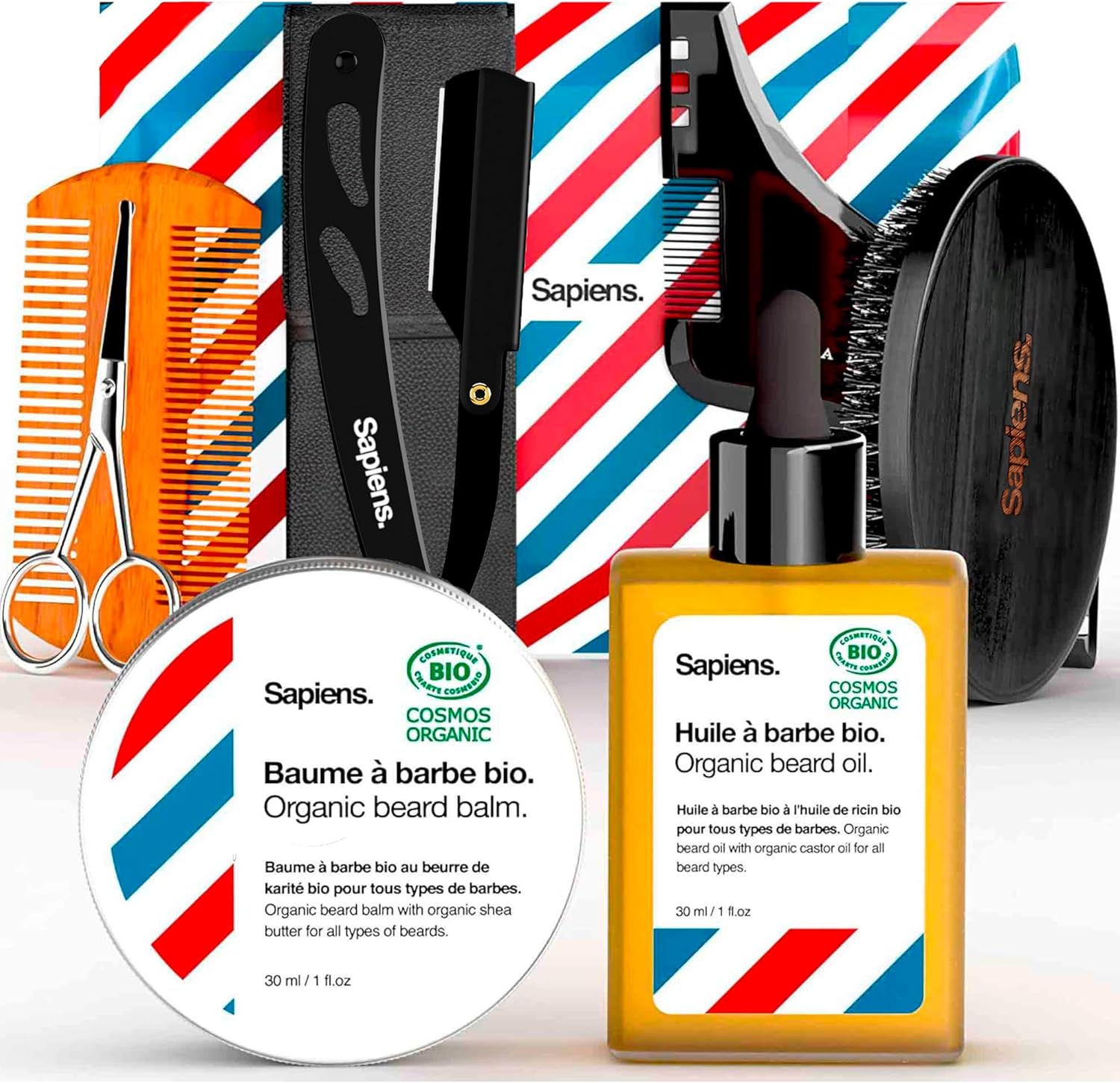 Sapiens Barbershop sada na vousy pro muže