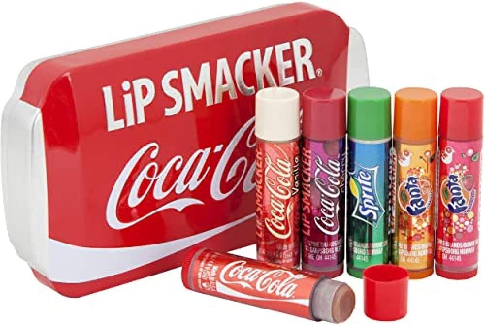 Coca Cola Lip Smacker Sada balzámů na rty s příchutí pro děti 6 ks