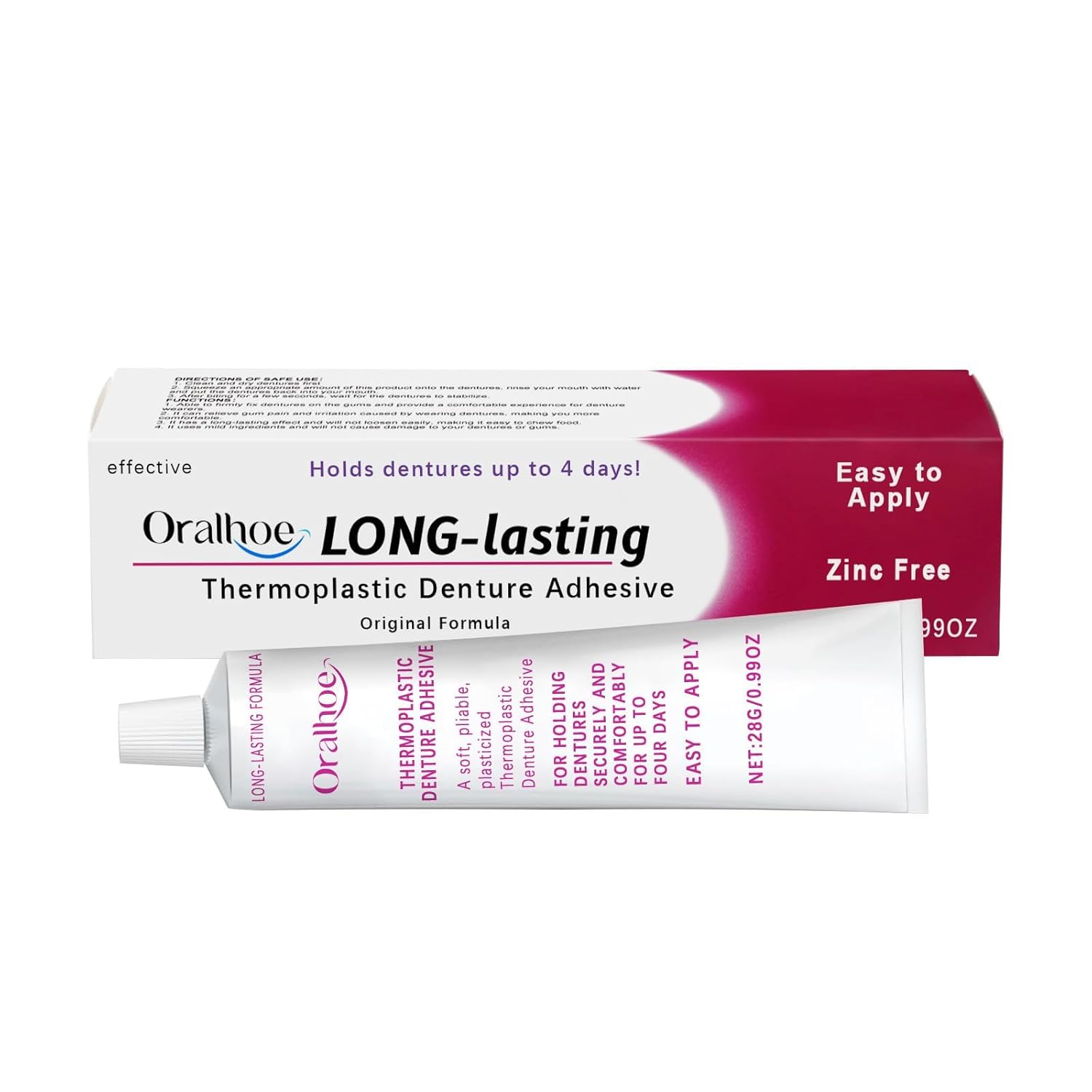 Oralhoe Generické termoplastické lepidlo pro zubní protézy 28g