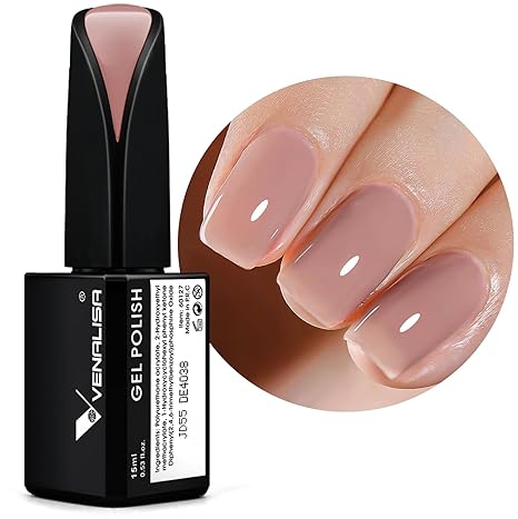VENALISA Gel polish Jelly Nude Pink JD55, 15ml