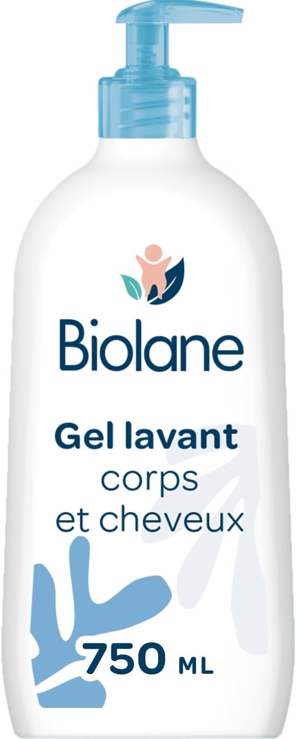BIOLANE - 2v1 dětský sprchový gel na tělo a vlasy - 750 ml
