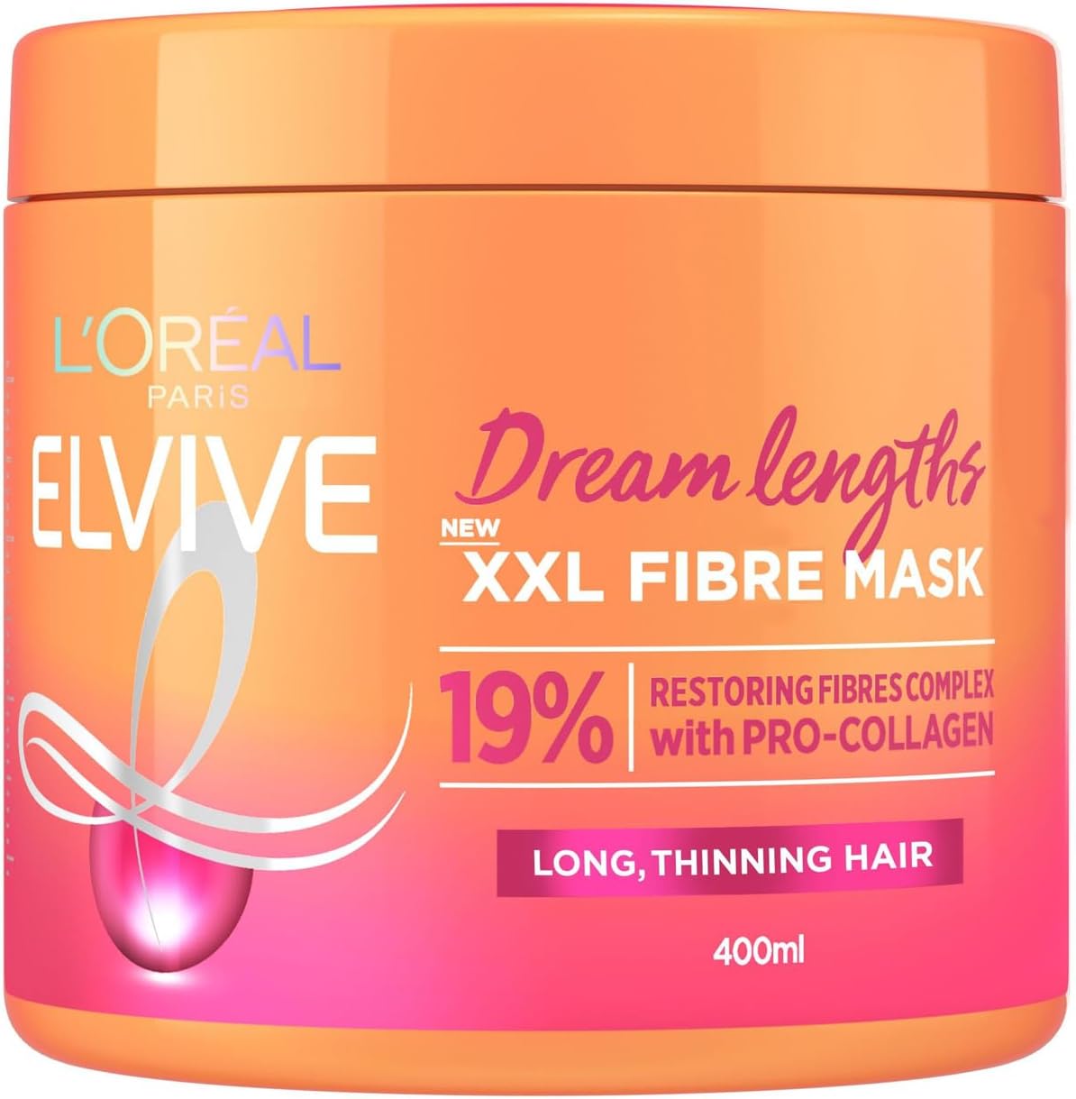 L'Oréal Paris Elvive Dream lenght XXL vláknitá maska 400 ml