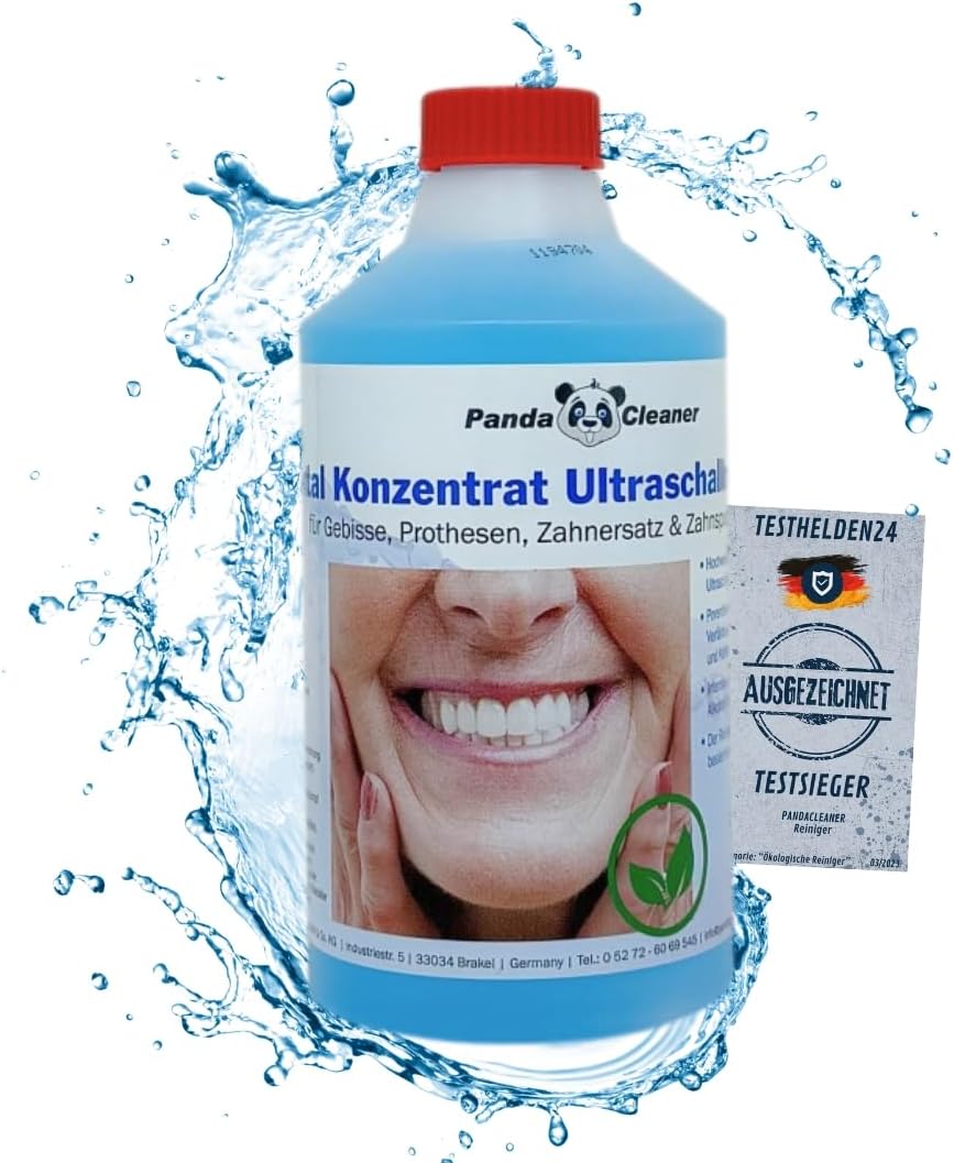 Panda Cleaner Dental Concentrate Ultrasonic Cleaner - Odstraňování povrchů a zabarvení 500 ml-nemá pečeť