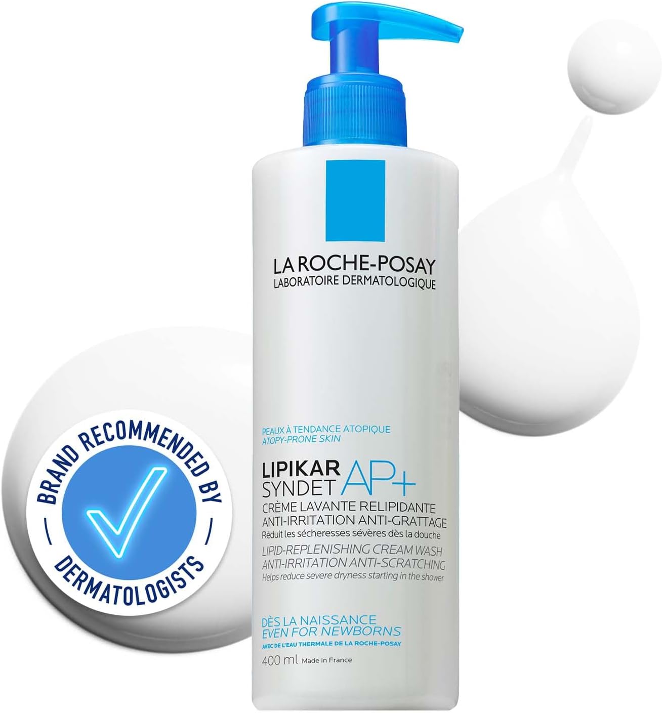 LA ROCHE-POSAY LIPIKAR Syndet AP+ mycí gel 400ml