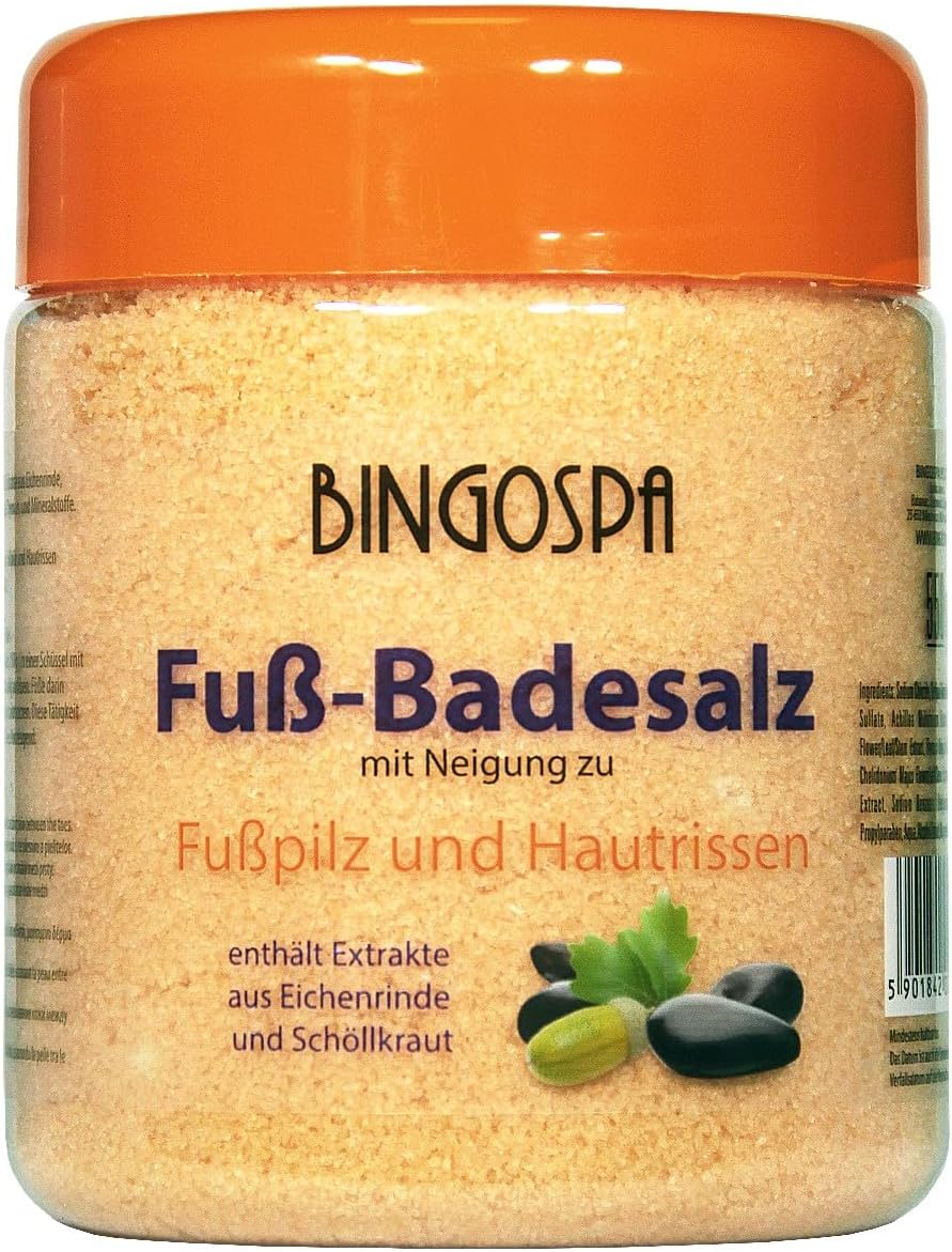 BINGOSPA Koupelová sůl pro nohy se sklonem k praskání 550 g