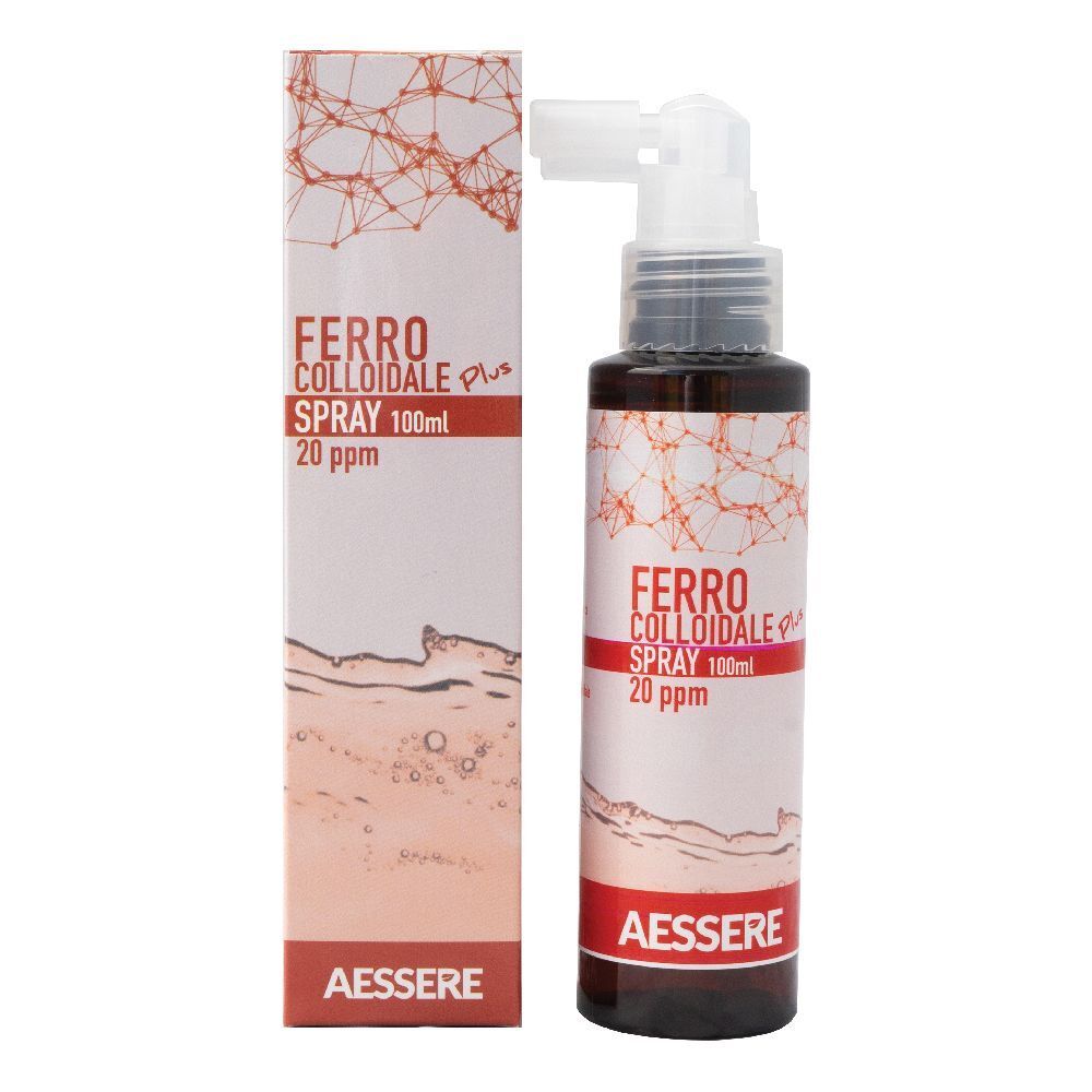 AESSERE Koloidní železo Plus ve spreji 20 ppm 100 ml