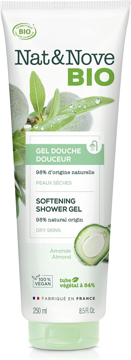 Nat&Nove Bio Jemný sprchový gel pro suchou pokožku 250 ml