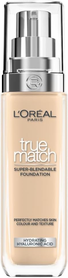 L'Oréal L 'Oréal Paris True Match Foundation – Designer Liquid Foundation, Kryci Make up, odstin 1.N, 30ml