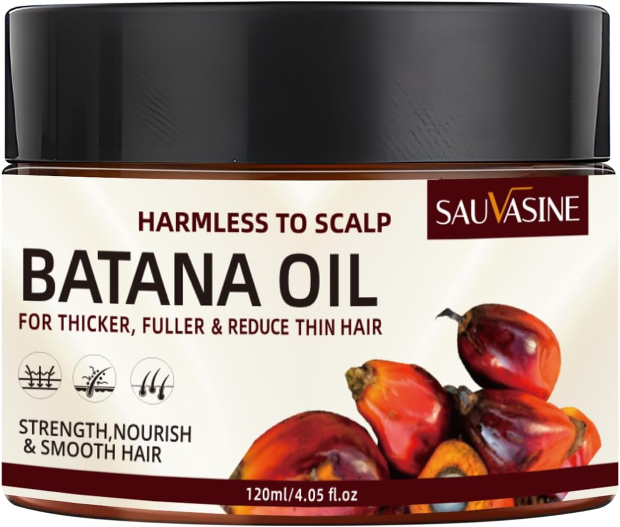 SAUVASINE Batana Vlasový olej Natural Organic 120 ml
