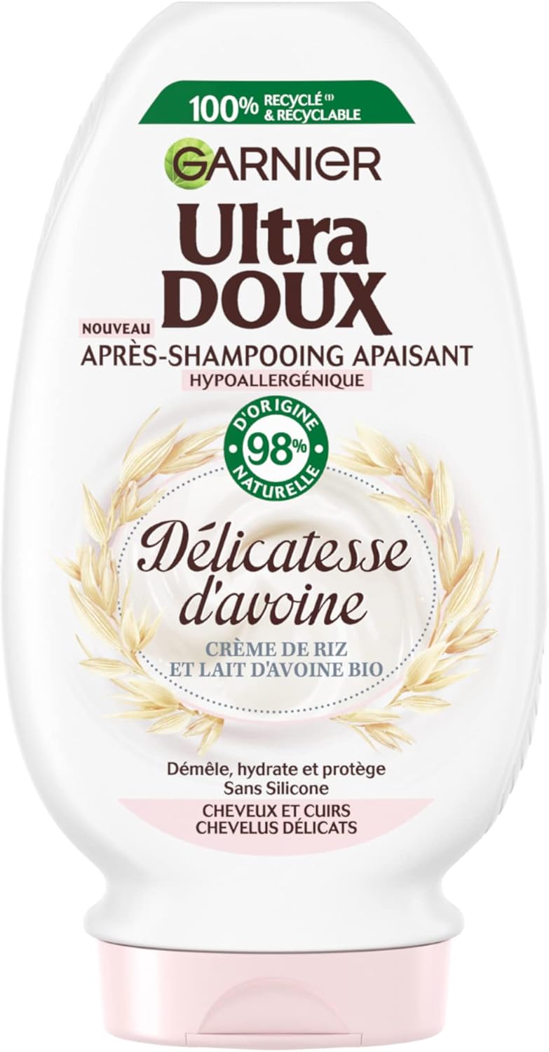 Garnier Ultra Doux Zklidňující kondicionér Gentle ovesné mléko 250 ml