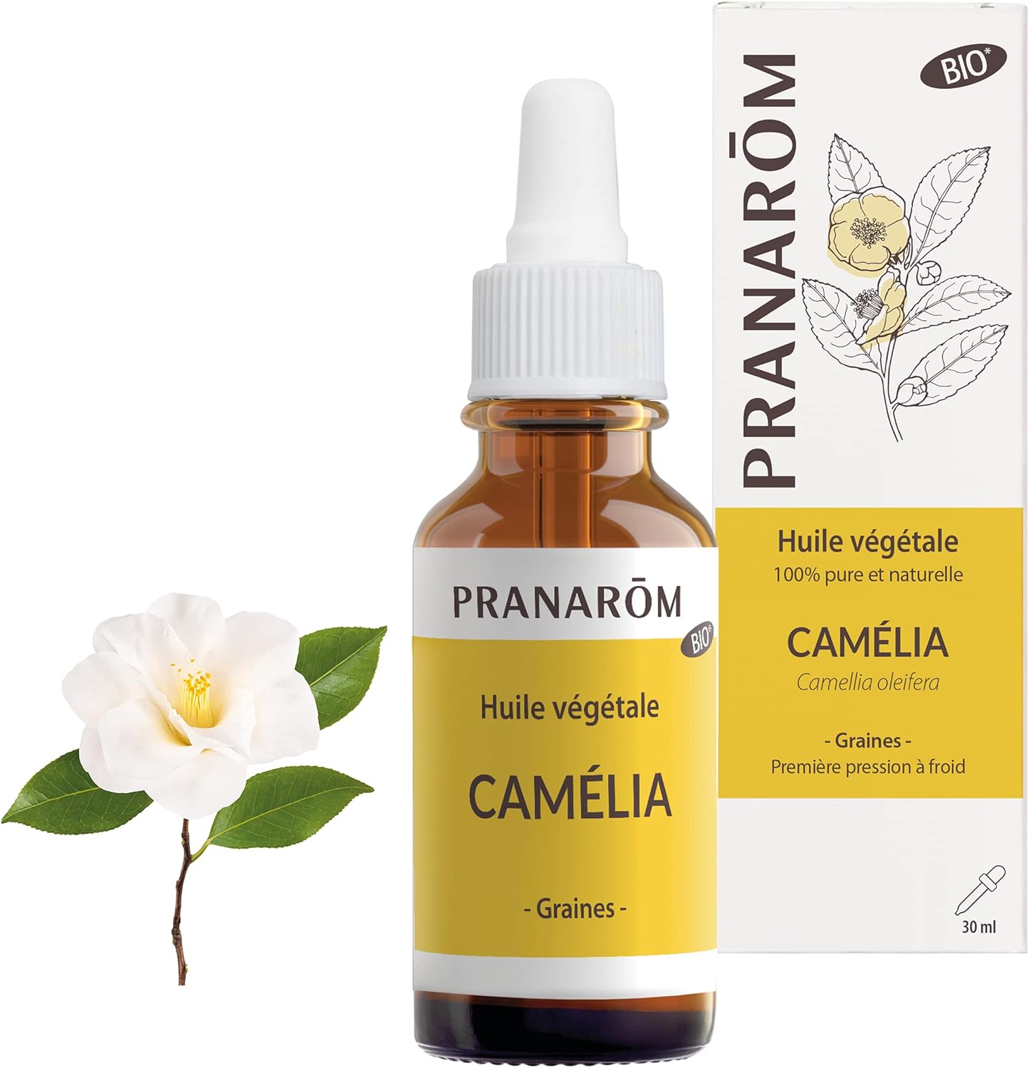 Pranarôm BIO rostlinný olej z kamélie 30 ml