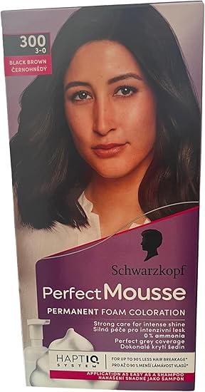 Schwarzkopf Perfect Mousse - 300 Černohnědá