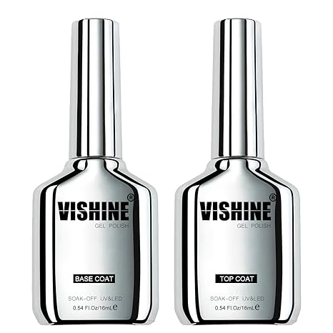 Vishine Gel Top Coat a Base Coat 2x16ml