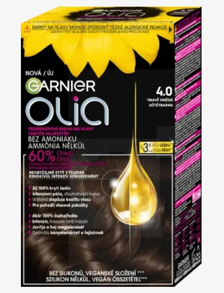 Garnier - Olia - 4.0 Tmavě hnědá,