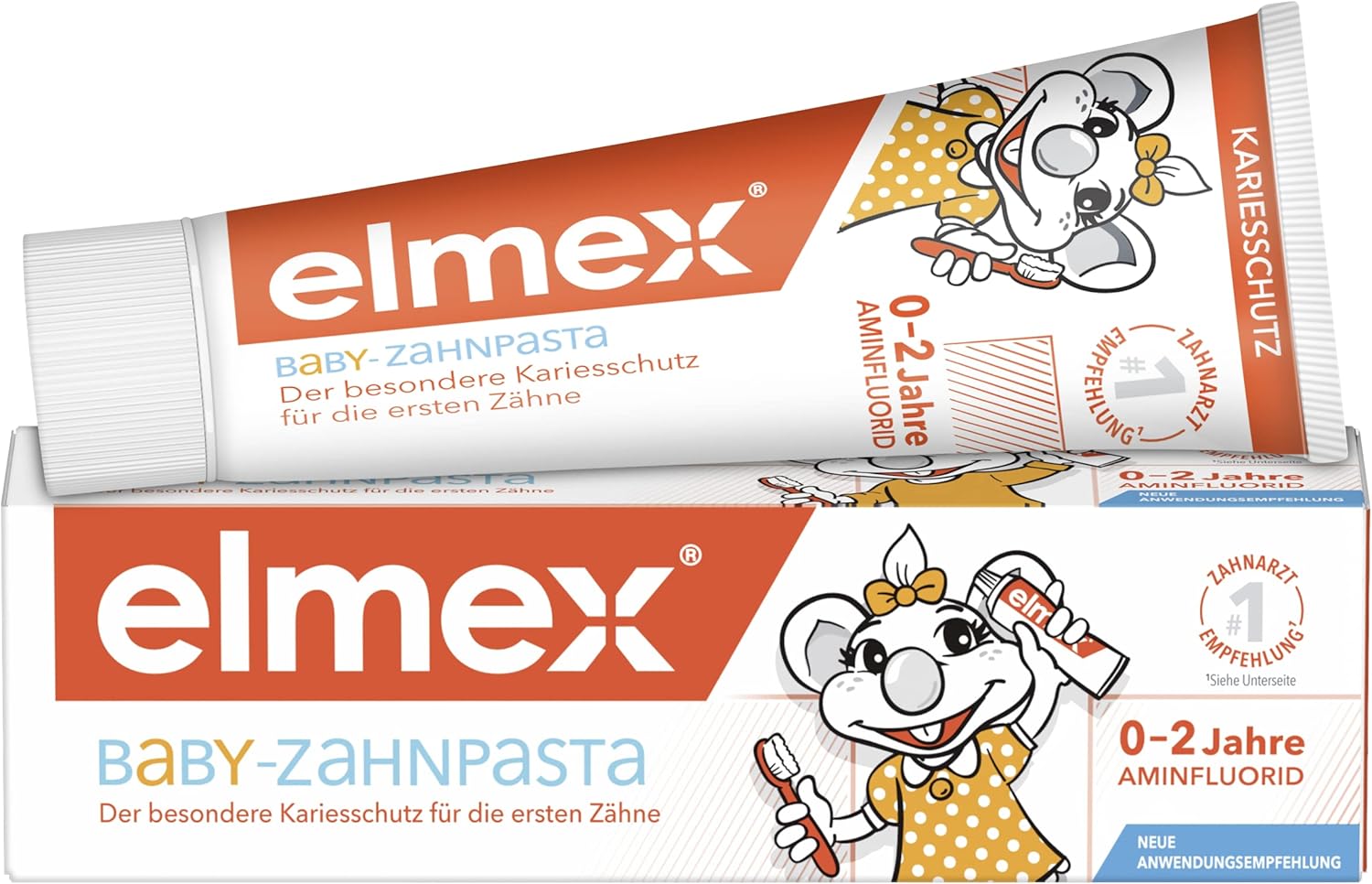 elmex baby dětská zubní pasta 0-2 roky, 50 ml
