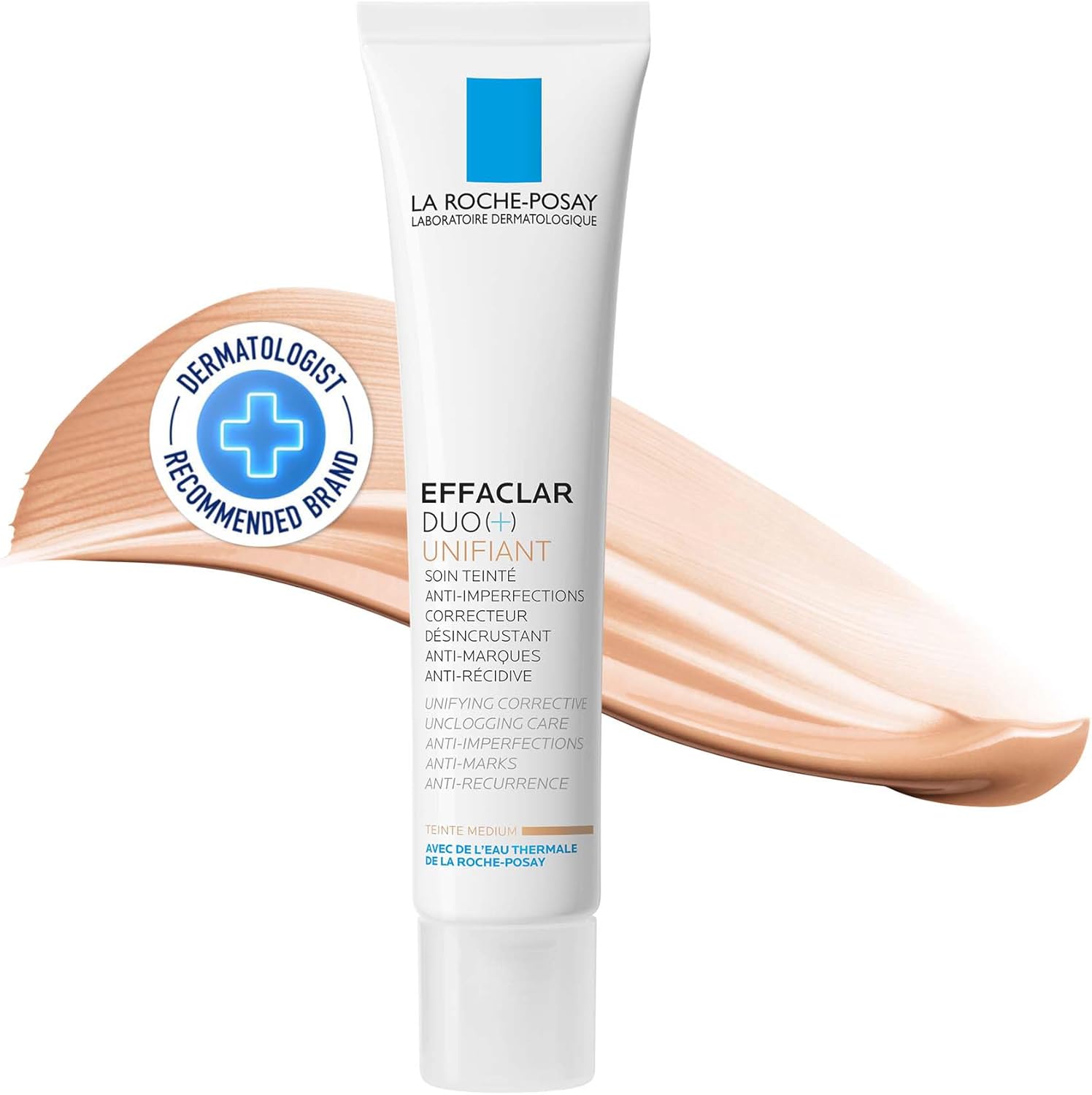 La Roche-Posay Tónovaný hydratační krém La Roche-Posay, Effaclar Duo [+] střední 40 ml