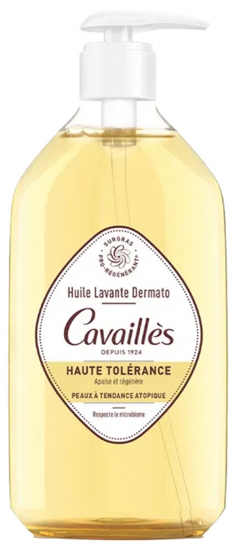 Cavaillès Dermatologický čisticí olej s vysokou tolerancí 500 ml