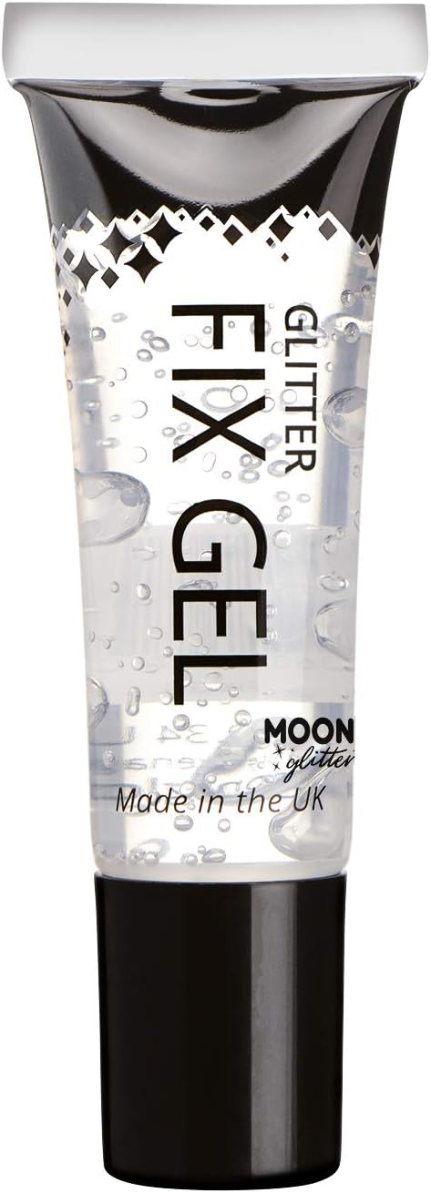 Levně Moon Glitter Fix gel na obličej a tělo 10 ml - čirý