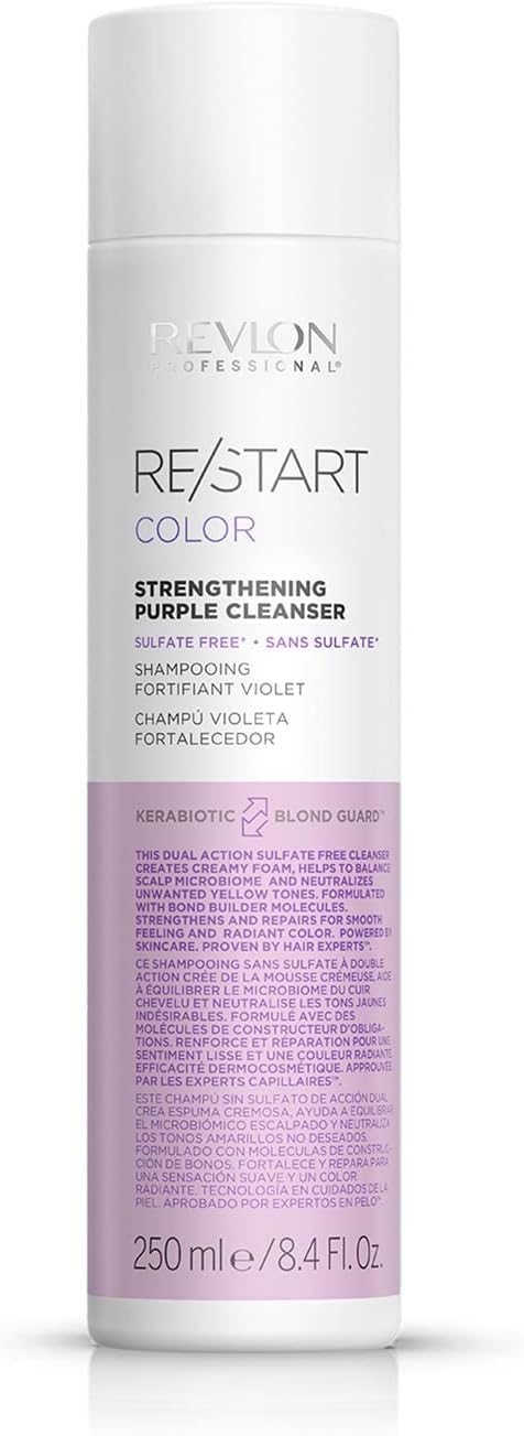REVLON PROFESSIONAL RESTART Fialový čisticí šampon pro posílení barvy 250 ml