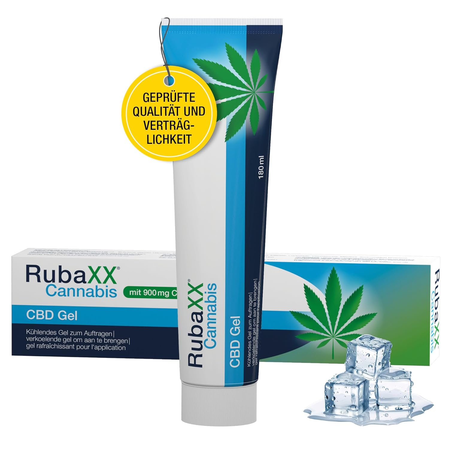 Rubaxx Cannabis CBD Gel 180ml, (bez krabičky)