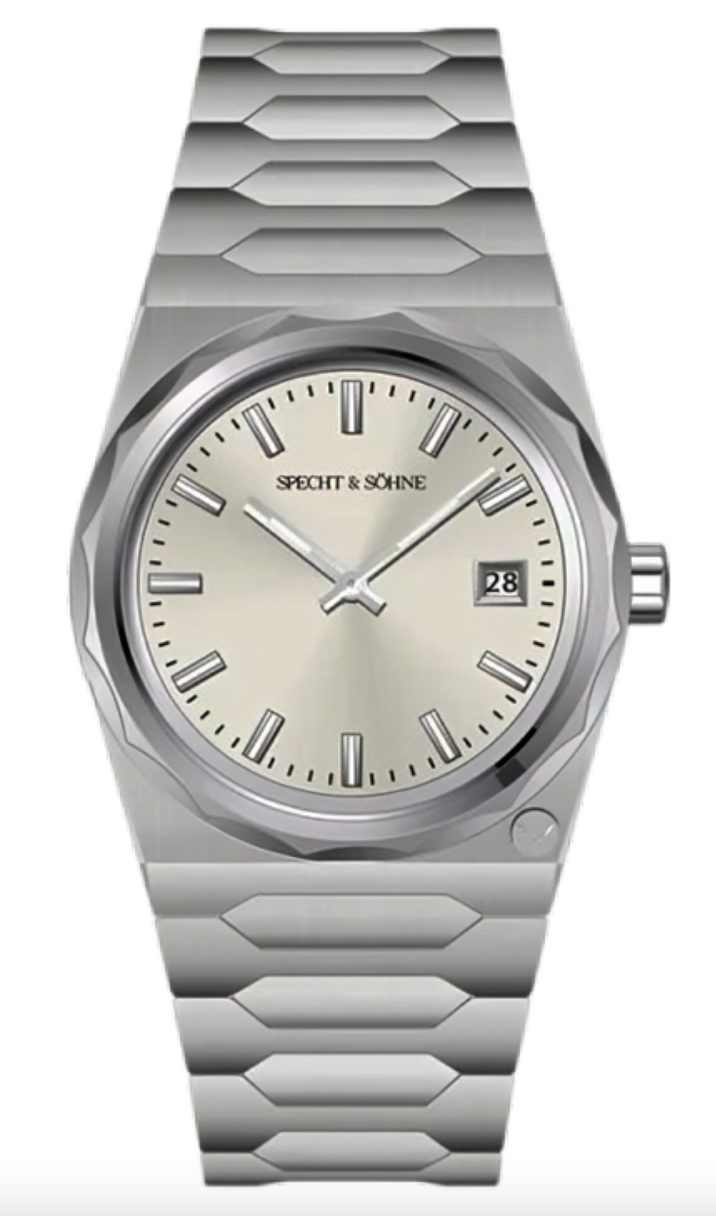 Levně Specht & Söhne – Imperial Quartz Edition Stříbrná barva