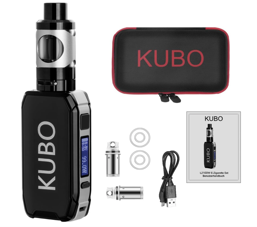 KUBO LZ100W Výkonný startovací set pro vapování - Rozbalené