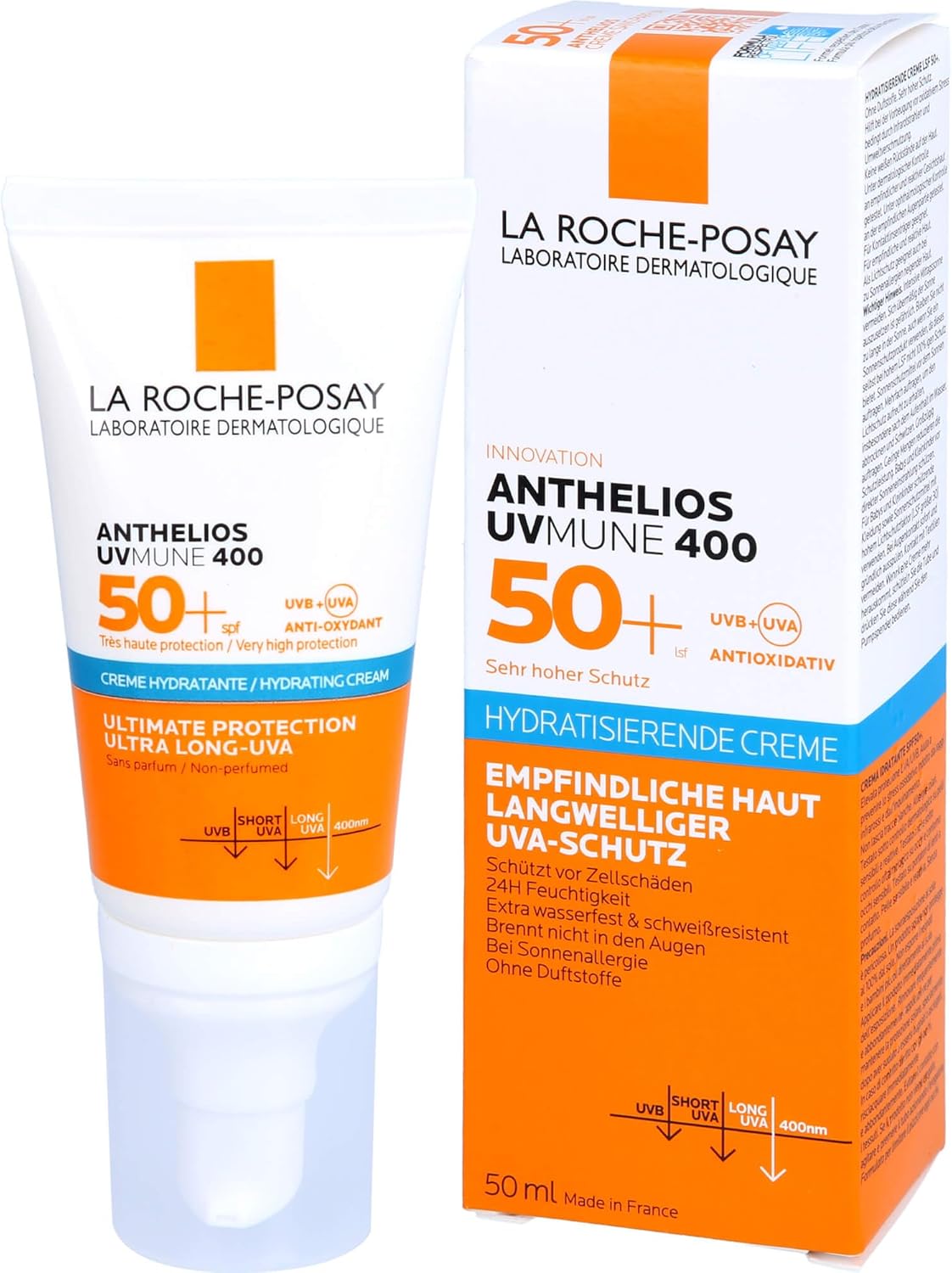 La Roche-Posay La roche posay Anthelios UVmune 400 hydratační krém SPF50+ bez vůně 50 ml