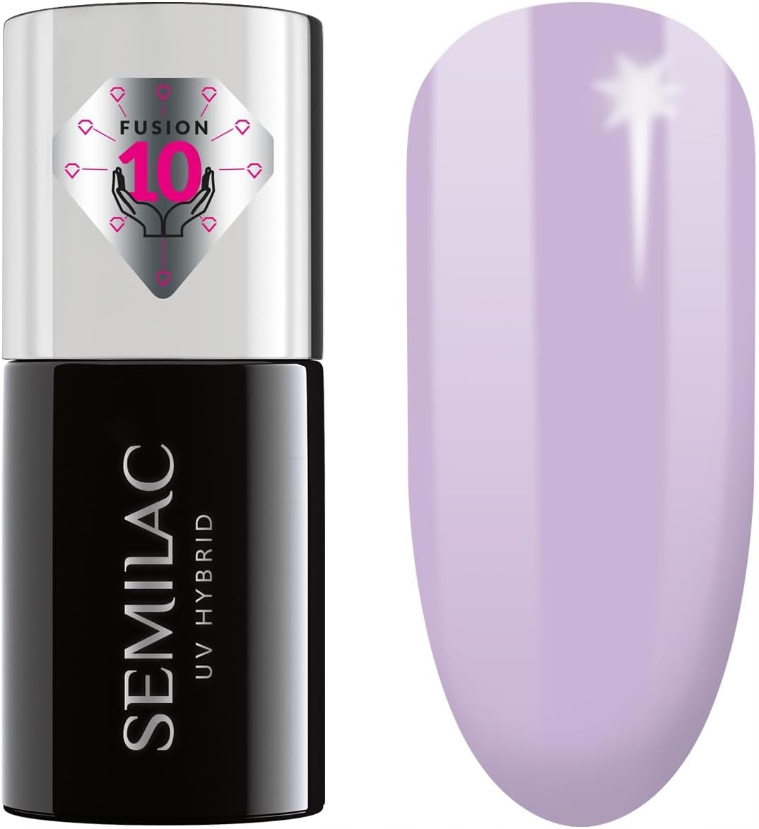 SEMILAC 811 Pastel Lavender Nail UV Gel Polish 7ml