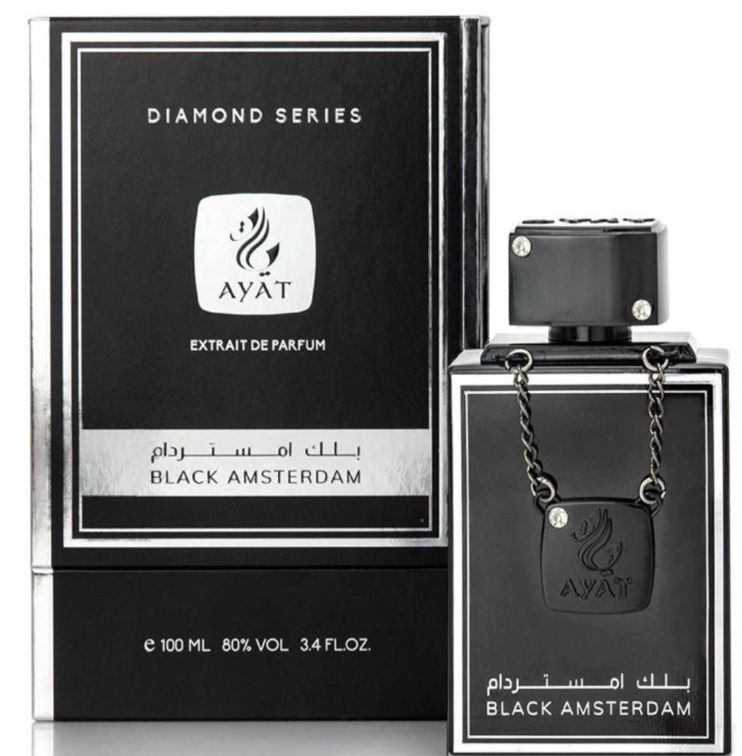AYAT Diamond Series Black Amsterdam Extrait de Parfum, 100 ml