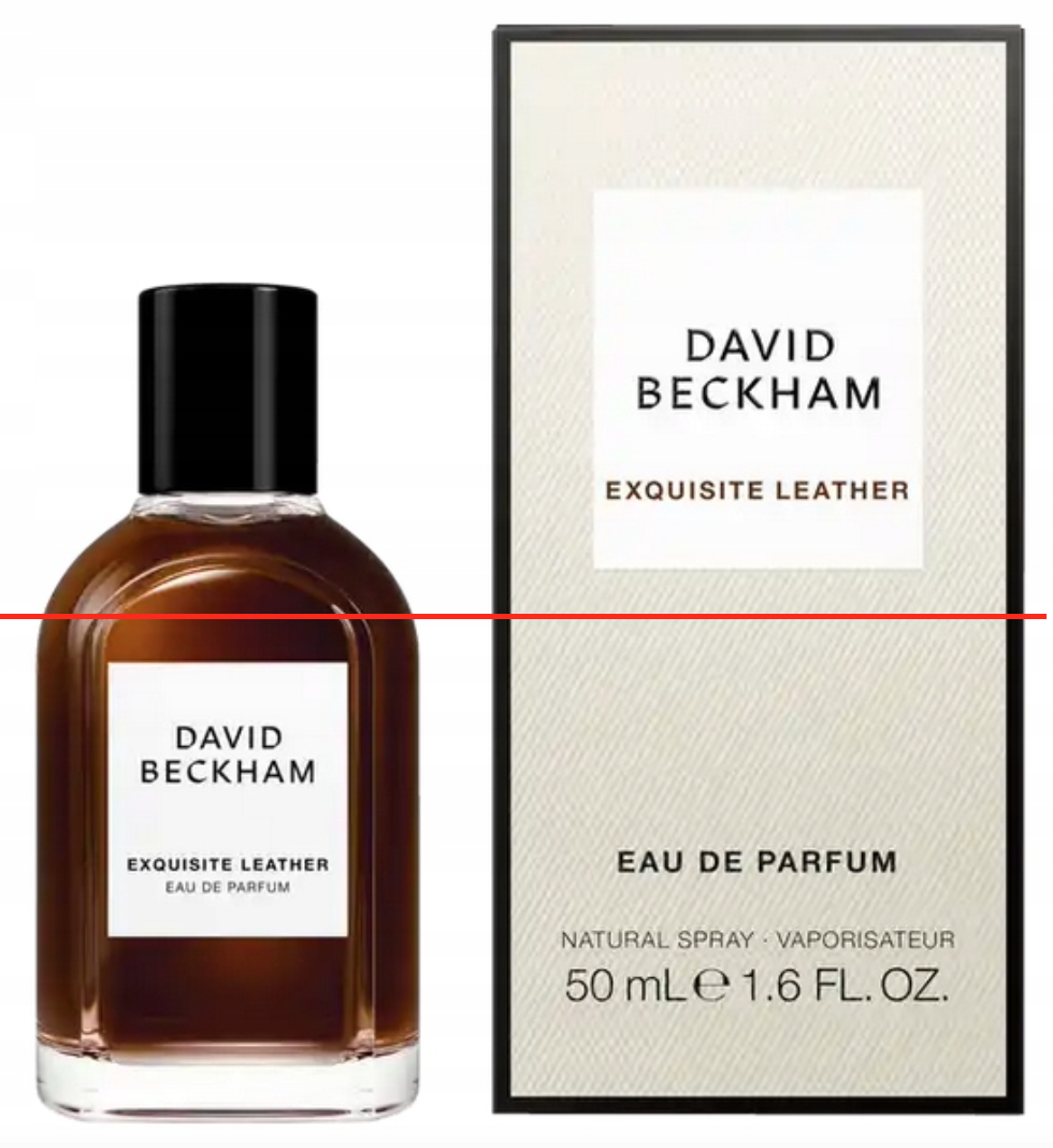DAVID BECKHAM Exquisite Leather EDP, 50 ml (chybí část obsahu)