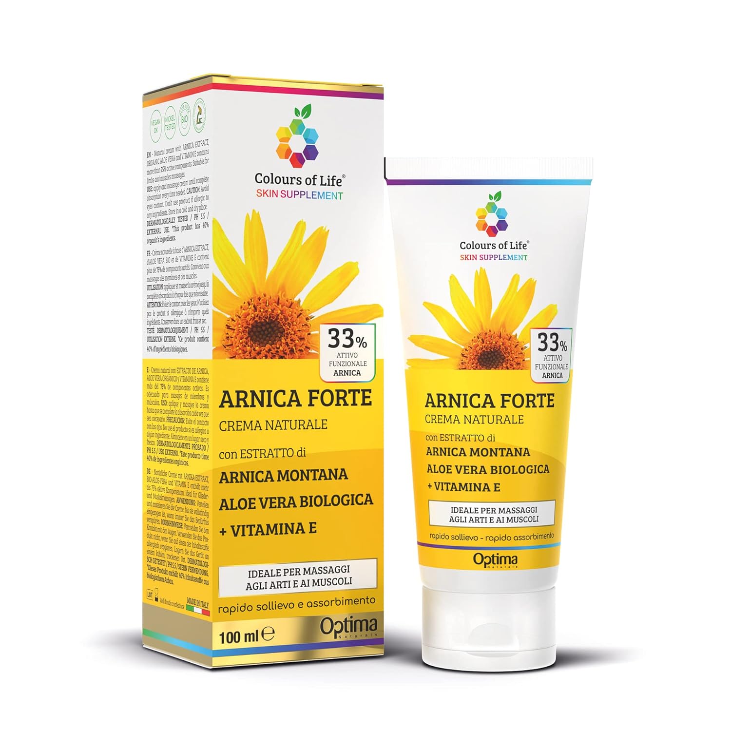 Colours Of Life Arnica Forte krém 33% pro unavené nohy 100 ml