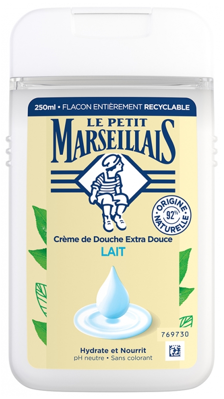 Le Petit Marseillais Sprchový krém Extra jemné mléko 250 ml