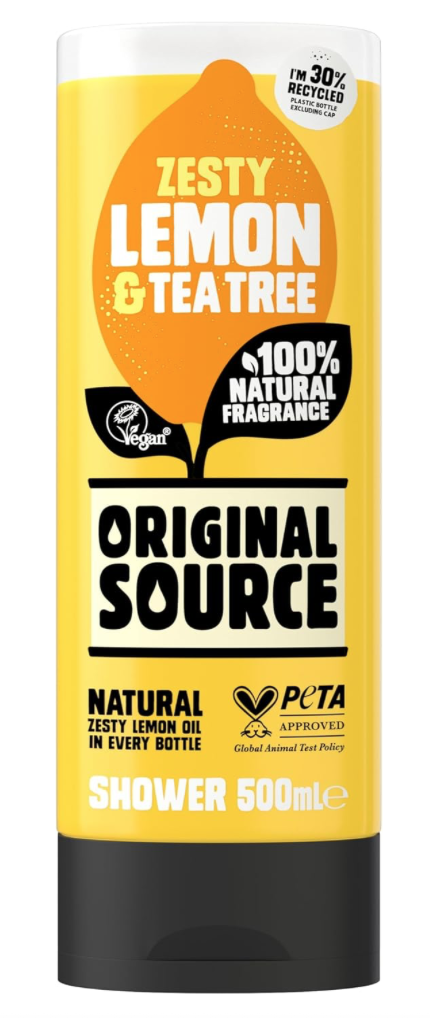 ORIGINAL SOURCE Zesty Lemon & Lemon Tree Sprchový gel, 500 ml