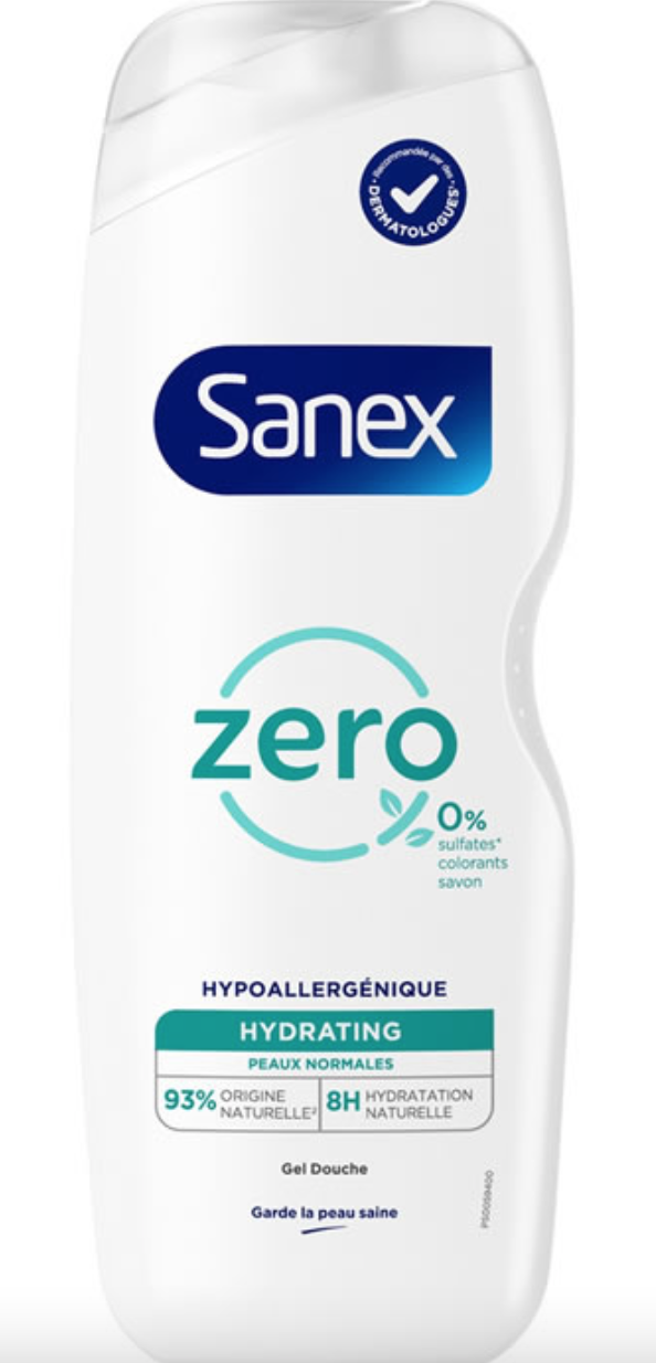 Sanex Zero sprchový gel pro péči o normální pokožku, 725 ml