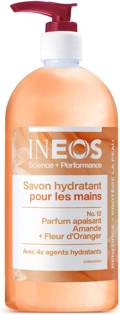 INEOS – Tekuté mydlo na ruky – Hydratačné – Pomarančový kvet + Mandle 500 ml