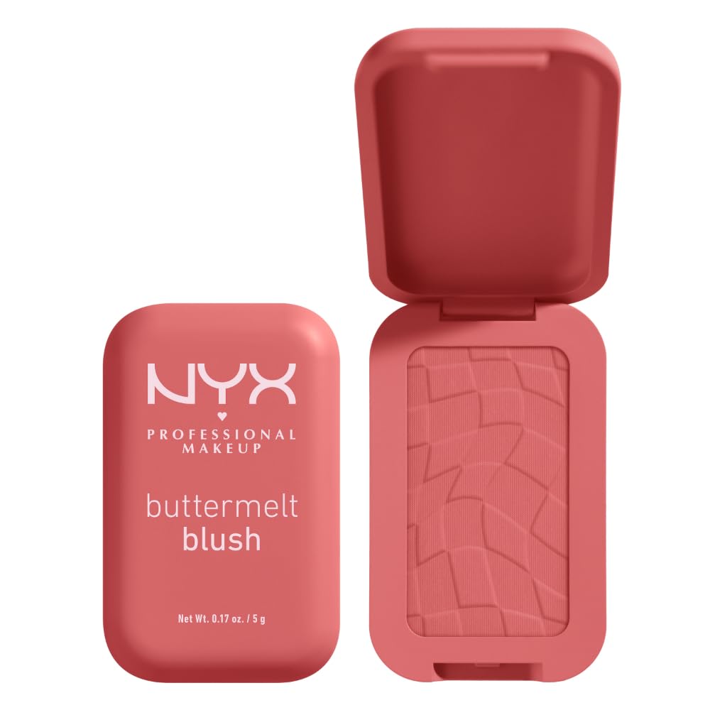 NYX Buttermelt blush Tvářenka v roztaveném pudru 5 g-09 Feeling Butta