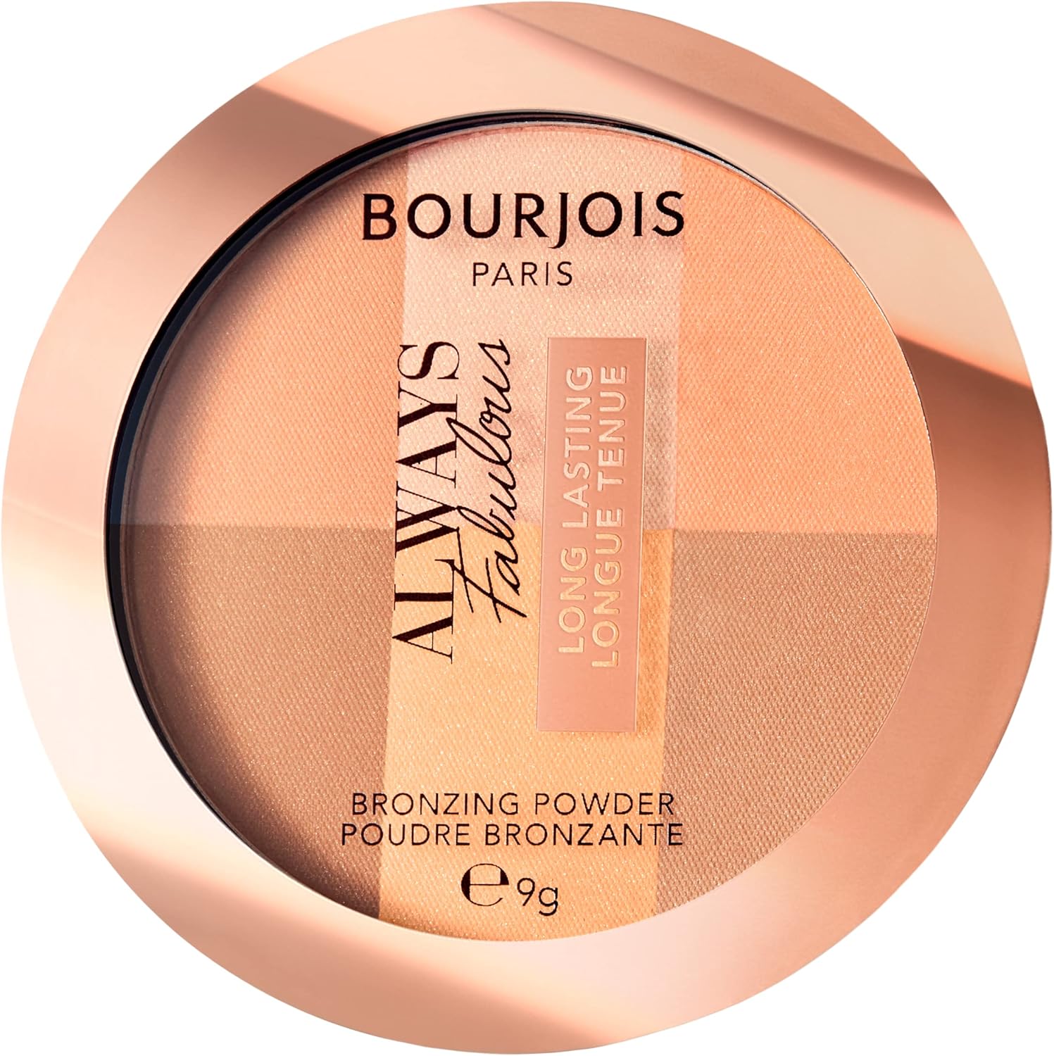 Bourjois Bourjois, Always Fabulous Bronzující pudr s dlouhotrvajícím zářivým finišem - 001 Medium 9 g