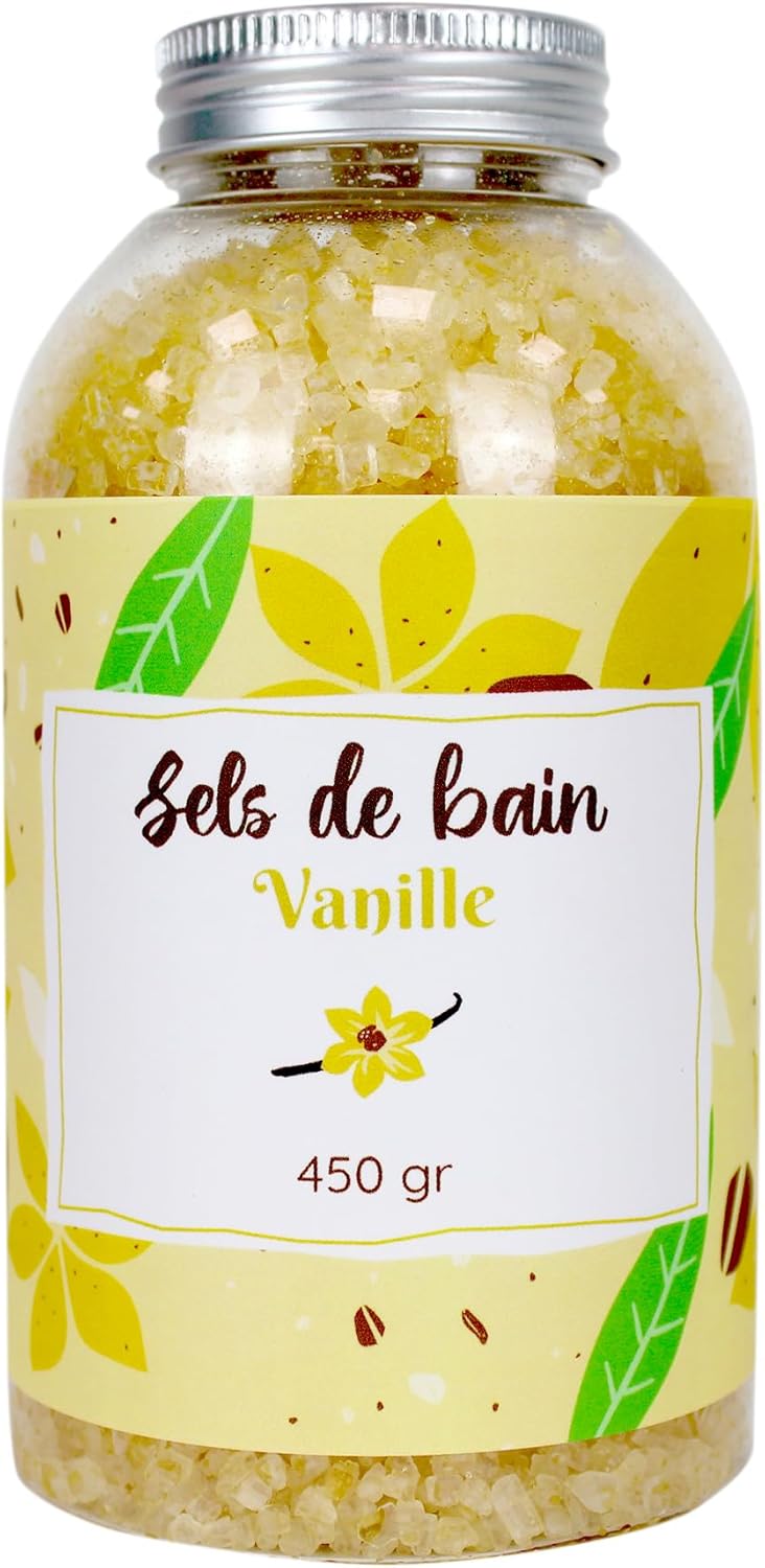 French Tendance sels de bain  koupelové soli 450g Vanilkové