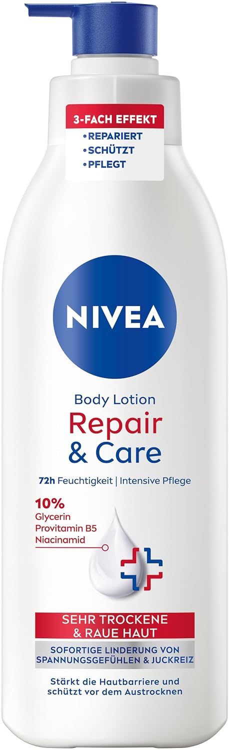 NIVEA Body Lotion Repair & Care, tělový krém pro velmi suchou pokožku 250 ml