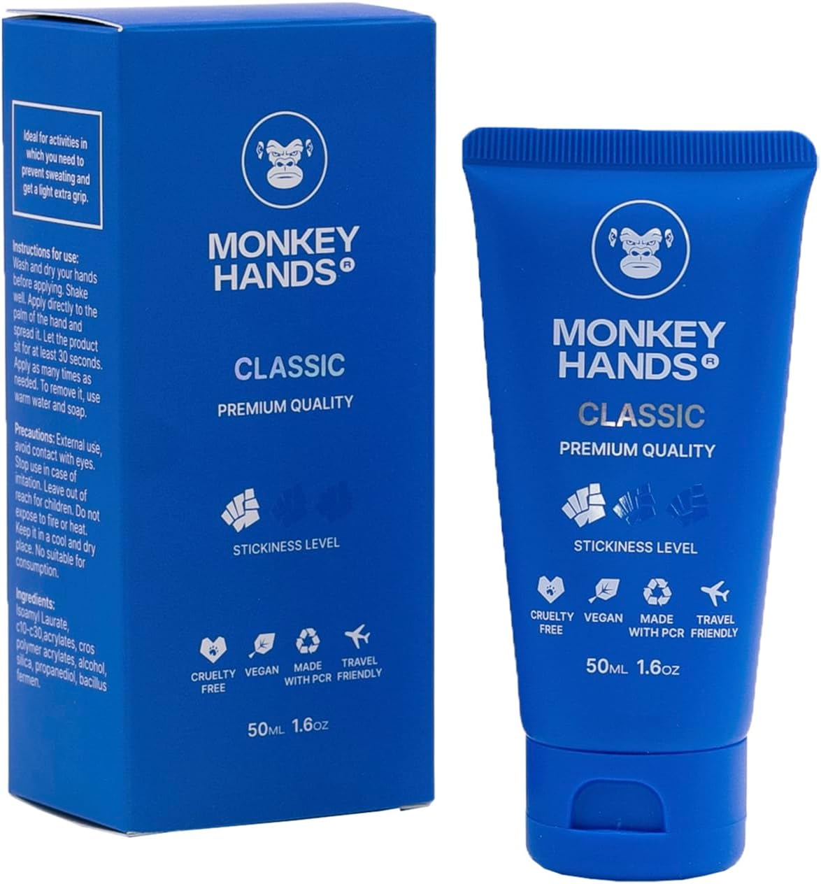 MONKEY HANDS Monkeyhands Classic Grip, lehký gel na fitness 50 ml
