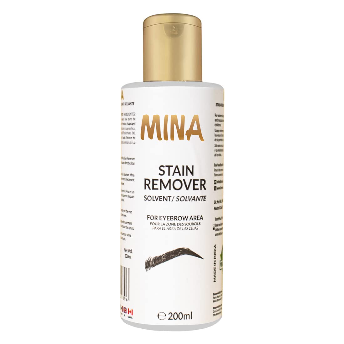 MINA Odstraňovač skvrn z pokožky kolem obočí 200 ml