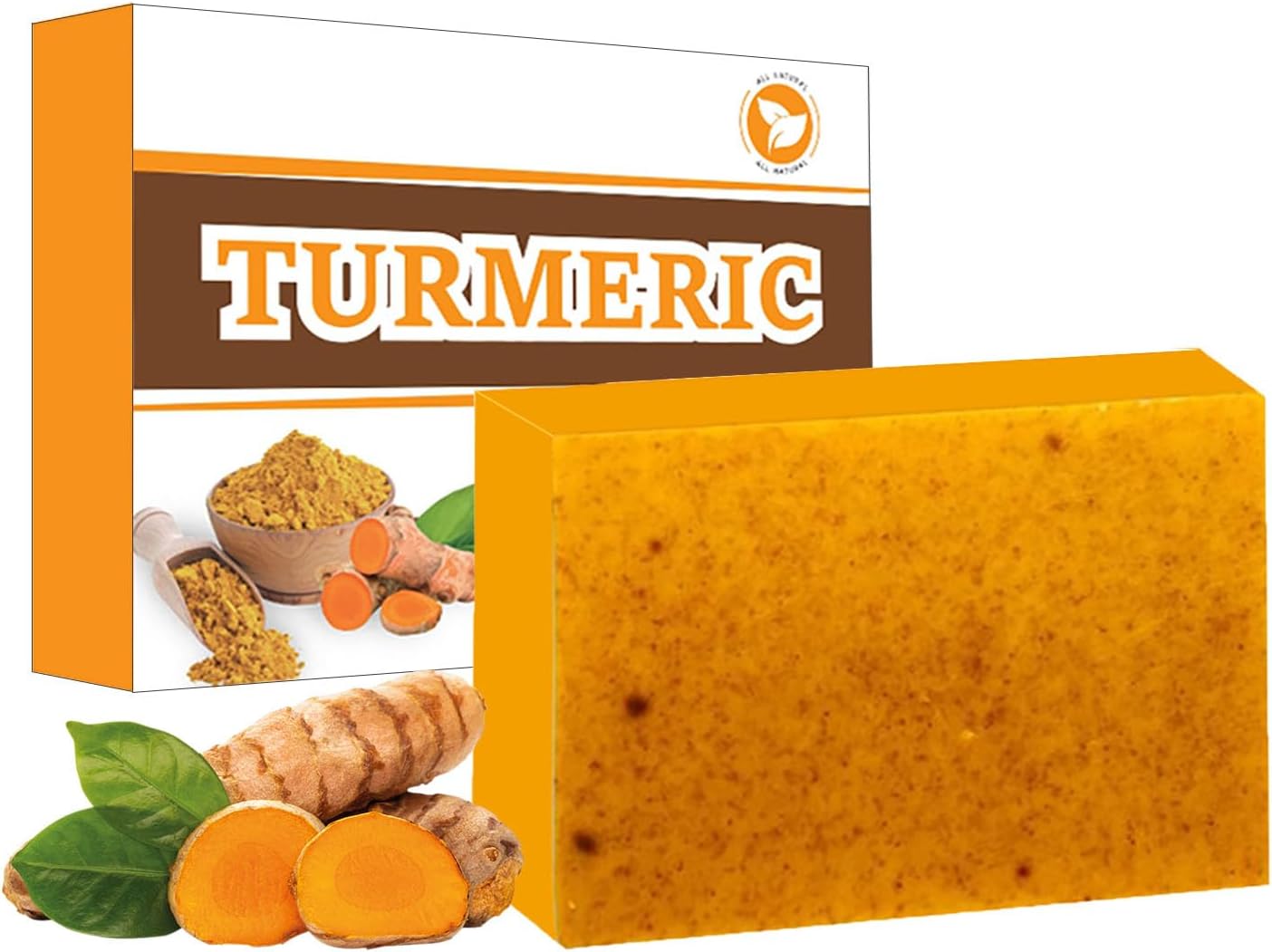 ine Miaofutong Kurkumové mýdlo na tělo a obličej 100 g